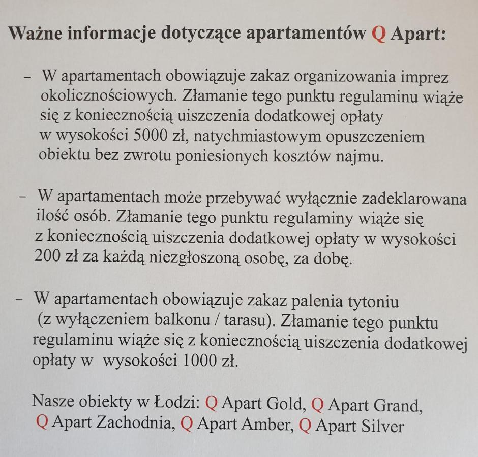 Q Apart Stary Rynek Apartment Lodz  Luaran gambar
